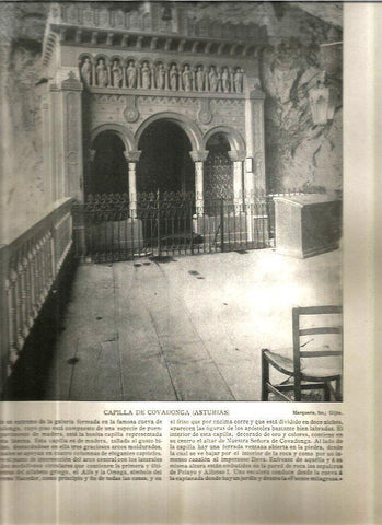 LAMINA V02644: Capilla de Covadonga en Asturias