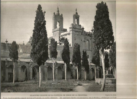 LAMINA V02646: Claustro grande de la Cartuja, Jerez de la Frontera