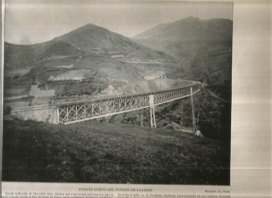 LAMINA V02649: Puente curvo del Puerto de Pajares