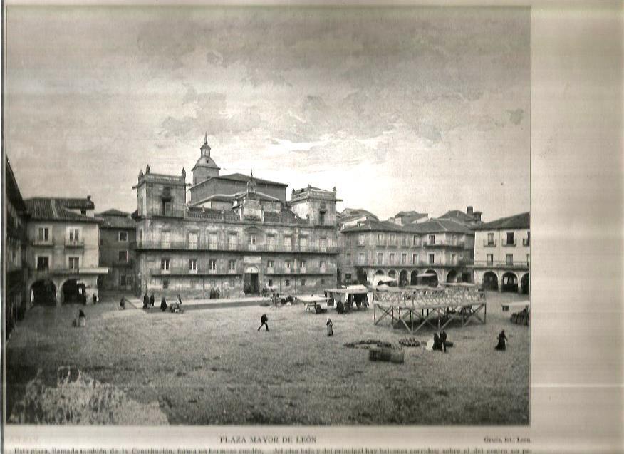 LAMINA V02651: Plaza mayor de Leon