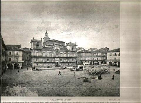 LAMINA V02651: Plaza mayor de Leon