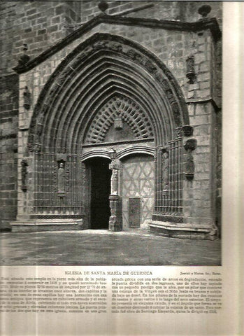 LAMINA V02660: Iglesia de Santa Maria de Guernica