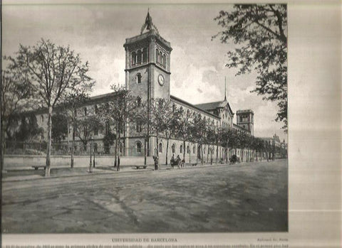 LAMINA V02661: Universidad de Barcelona