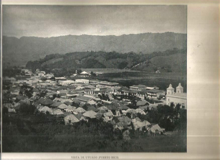 LAMINA V02663: Vista de Utuado, Puerto Rico