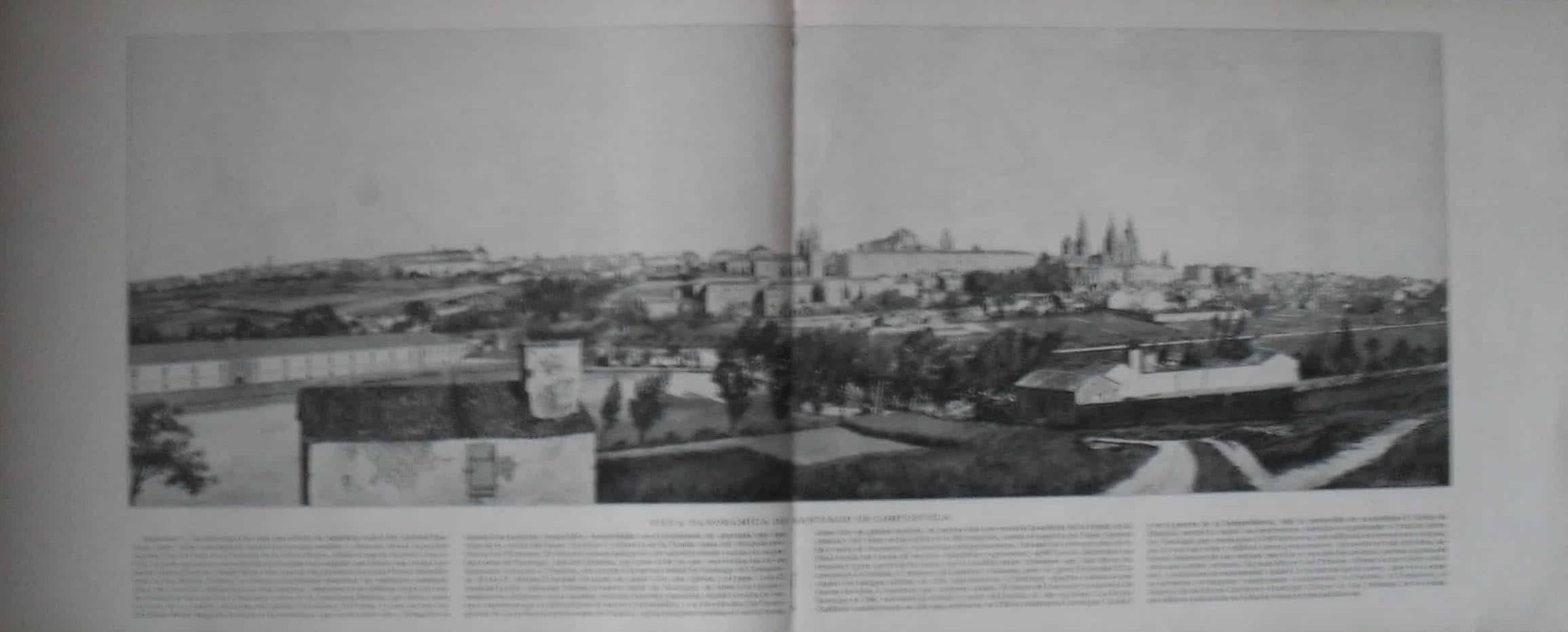 LAMINA V02641: Vista panoramica de Santiago de Compostela