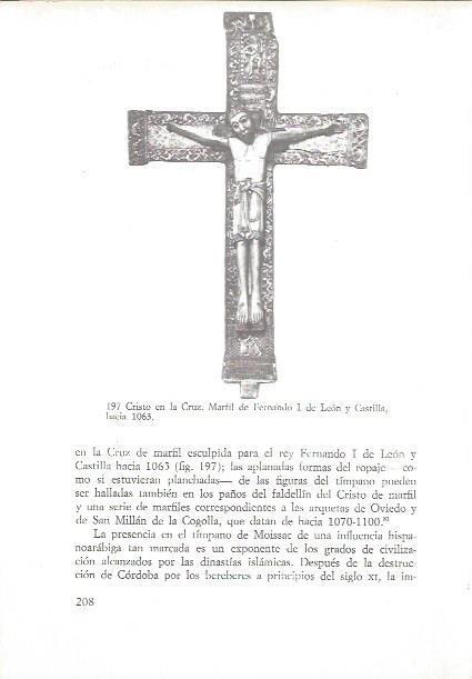 LAMINA V02614: Cristo en la Cruz, marfil de Fernando I de Leon y Castilla 