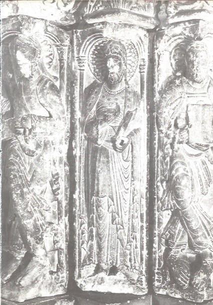 LAMINA V02616: Figura de Santo Tomas, sala capitular de Saint Etienne de Toulouse por Gilaberto