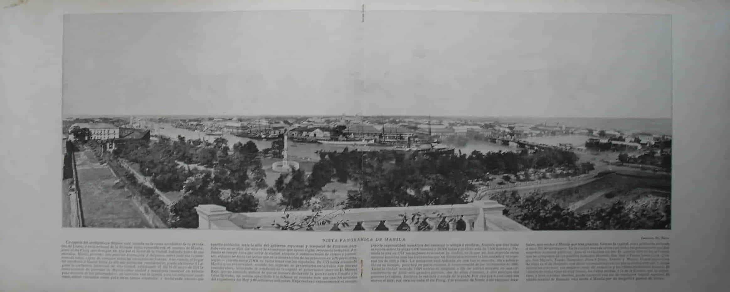 LAMINA V02619: Vista panoramica de Manila