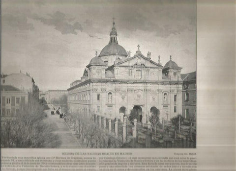 LAMINA V02620: Iglesia de las Salesas Reales en Madrid