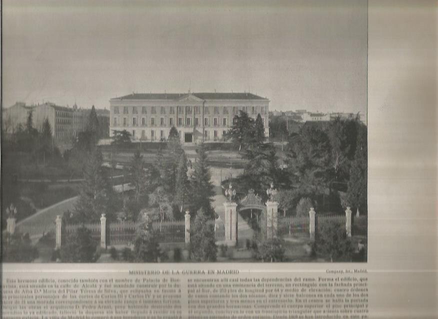 LAMINA V02626: Ministerio de la Guerra en Madrid
