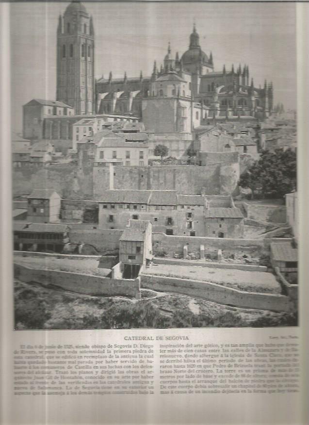 LAMINA V02631: Catedral de Segovia