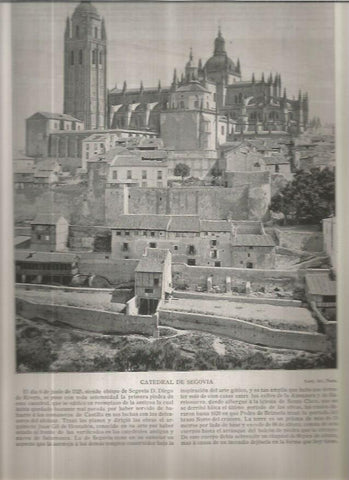 LAMINA V02631: Catedral de Segovia