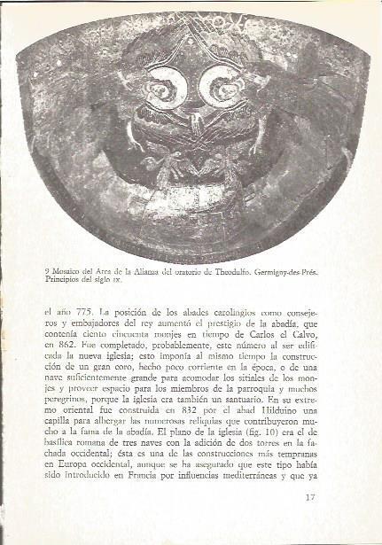 LAMINA V02530: Mosaico del Arca de la Alianza del oratorio de Theodulfo, Germigny-des-Pres, Francia