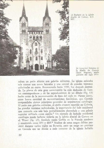 LAMINA V02531: Fachada de la iglesia abadia de Corvey