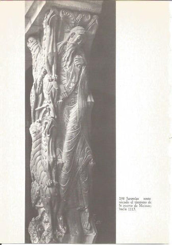 LAMINA V02539: Jeremias de la puerta de Moissac