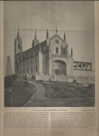 LAMINA V02821: Iglesia de San Jeronimo, Madrid