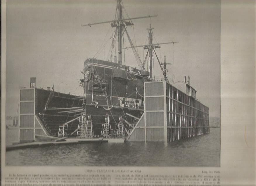 LAMINA V02827: Dique flotante de Cartagena