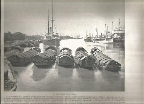 LAMINA V02832: Rio Pasig, Manila