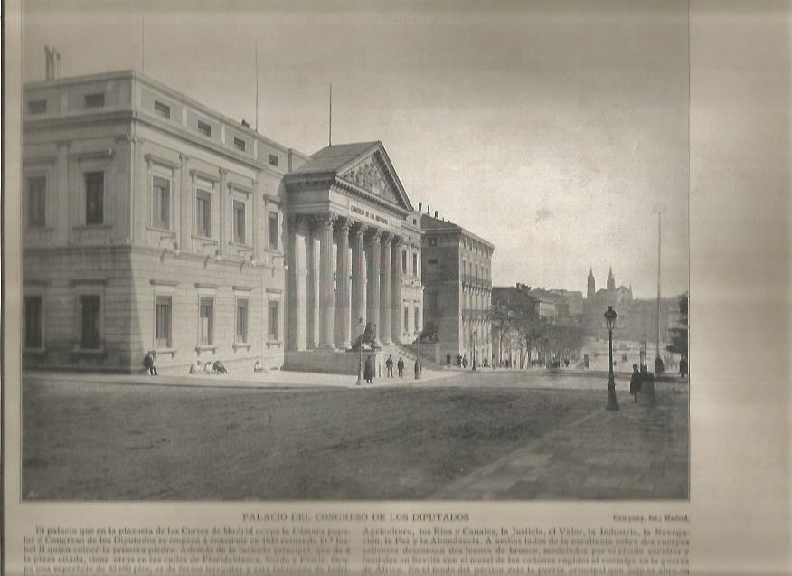 LAMINA V02833: Palacio del Congreso de los Diputados, Madrid