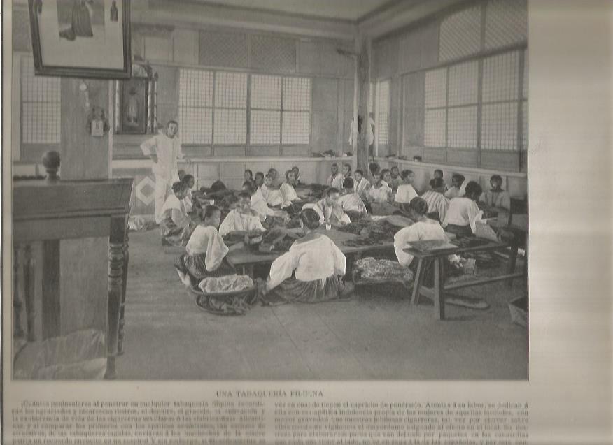 LAMINA V02836: Tabaqueria filipina
