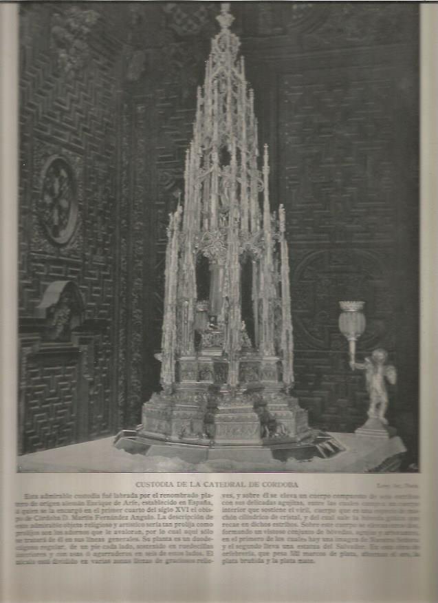 LAMINA V02843: Custodia de la catedral de Cordoba