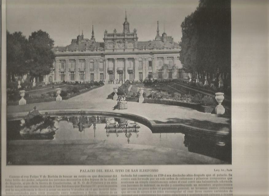 LAMINA V02845: Palacio del Real Sitio de San Ildefonso