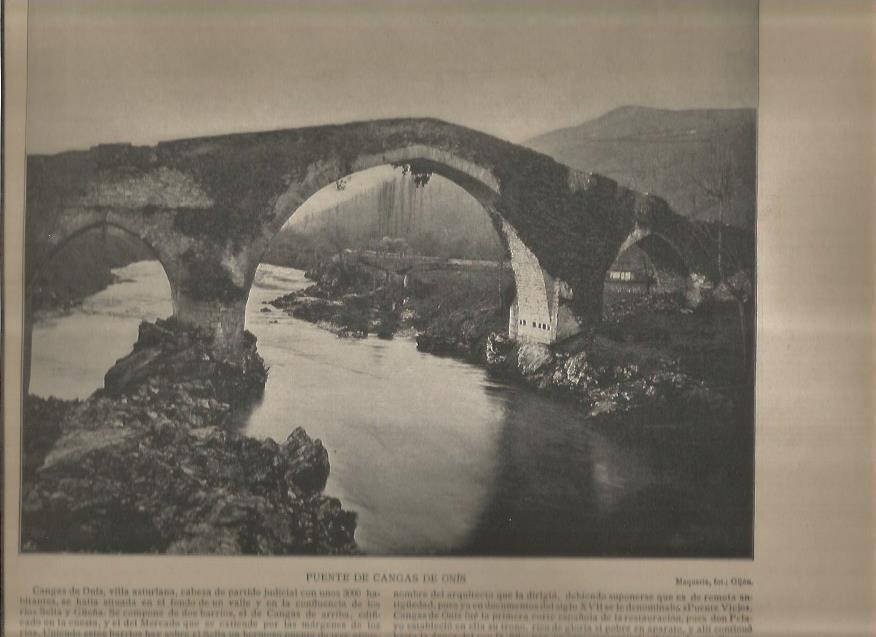 LAMINA V02818: Puente de Cangas de Onis