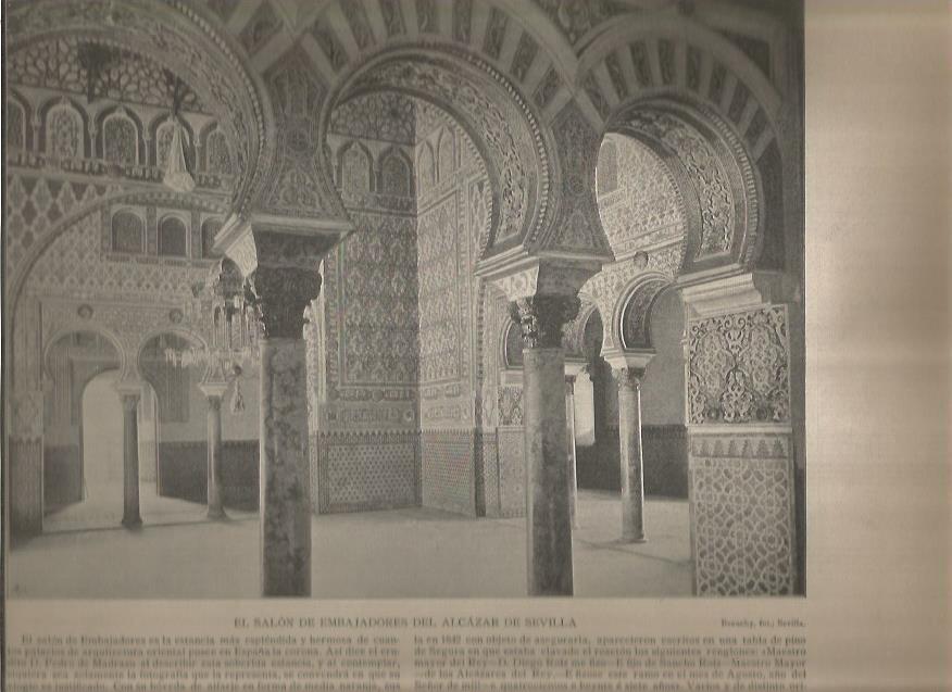 LAMINA V02793: Salon de Embajadores del Alcazar de Sevilla