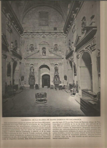 LAMINA V02798: Sacristia, iglesia de Santo Domingo en Salamanca