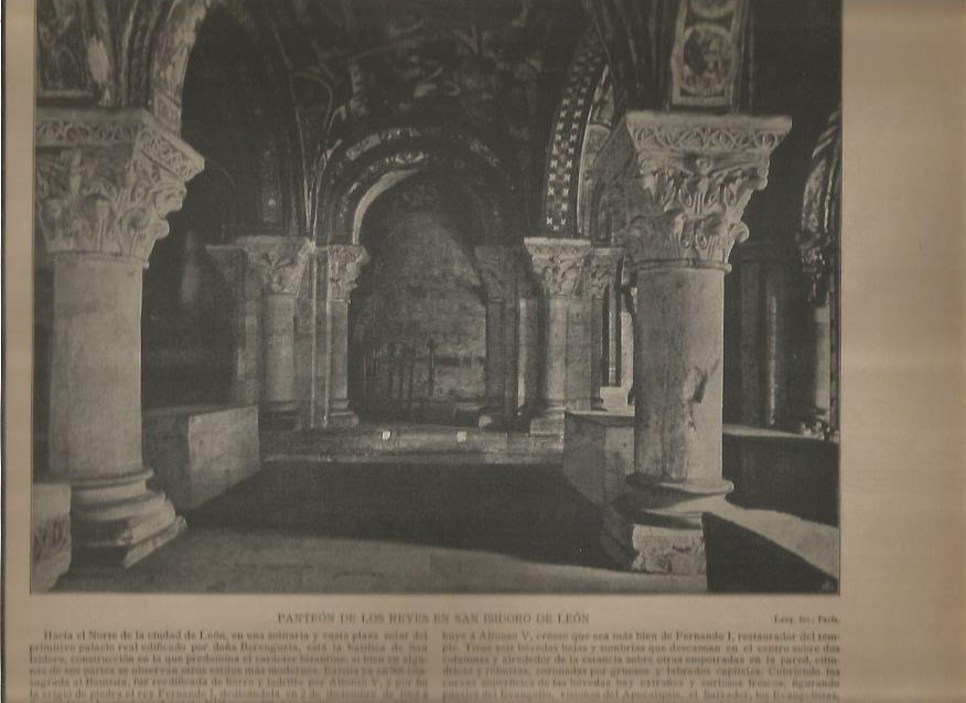 LAMINA V02801: Panteon de los Reyes en San Isidoro, Leon