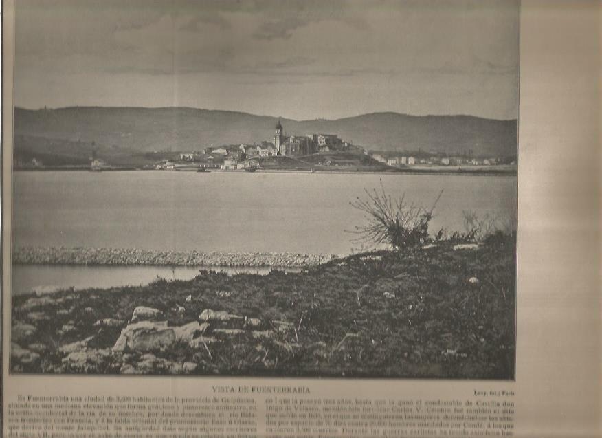 LAMINA V02808: Vista de Fuenterrabia, Guipuzcoa
