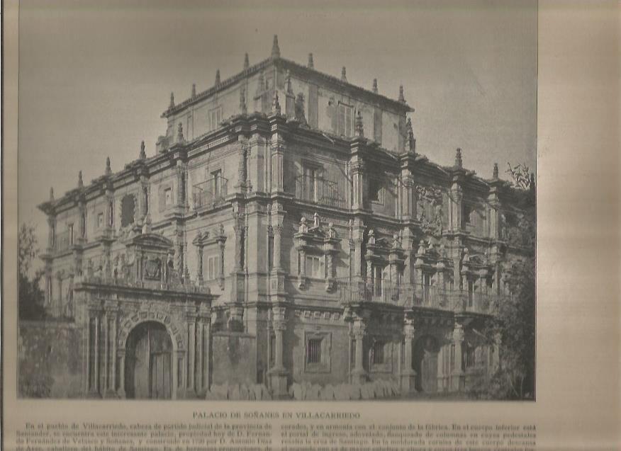LAMINA V02812: Palacio de Soñanes en Villacarriedo, Santander