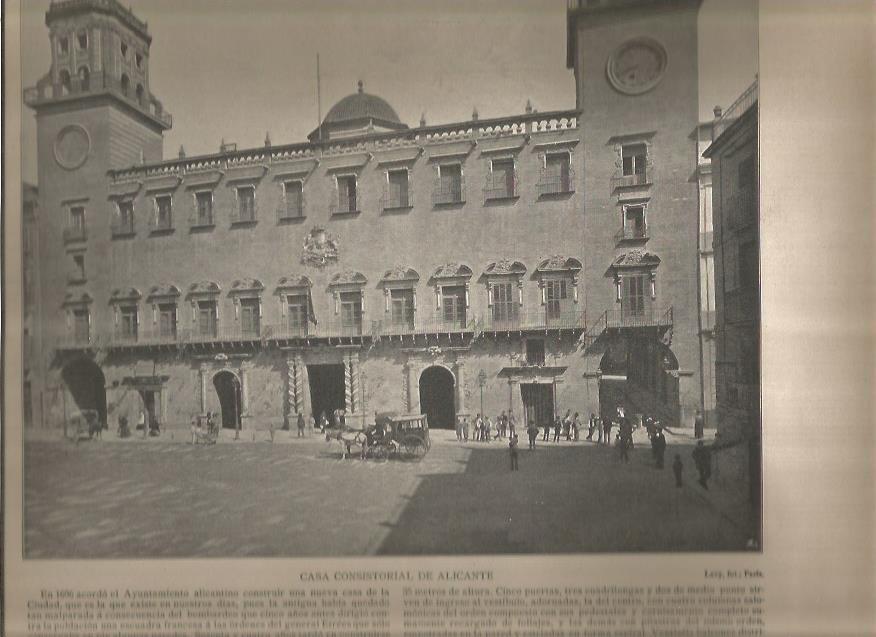 LAMINA V02813: Casa Consistorial de Alicante