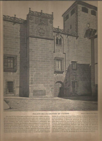 LAMINA V02815: Palacio de los Golfines, Caceres
