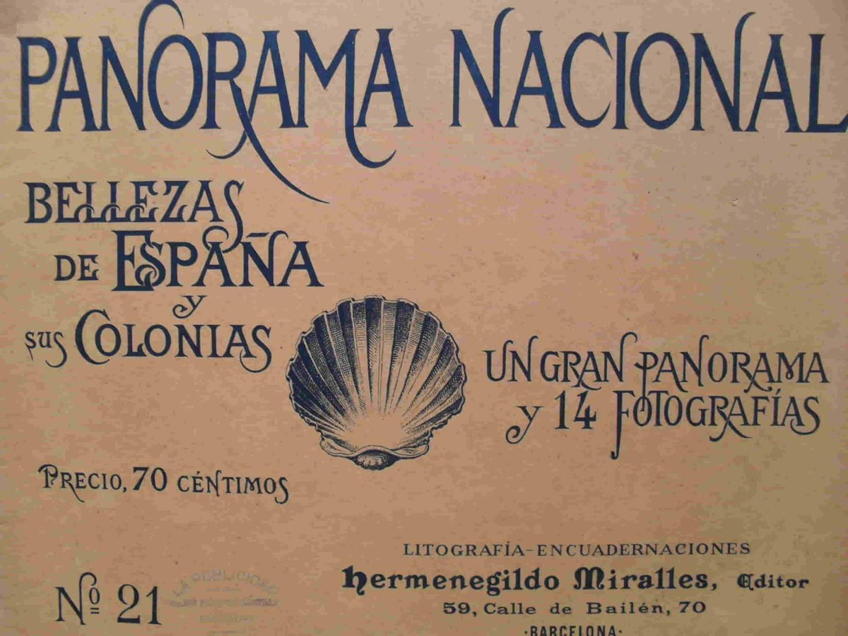 LAMINA V02895: Portada Panorama Nacional. Bellezas de España y sus Colonias numero 21