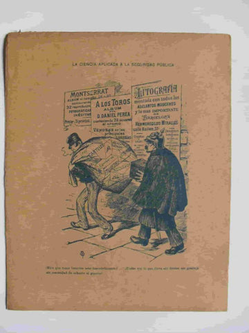 LAMINA V02902: Publicidad Panorama Nacional Bellezas de España y sus Colonias. La ciencia aplicada a la seguridad publica