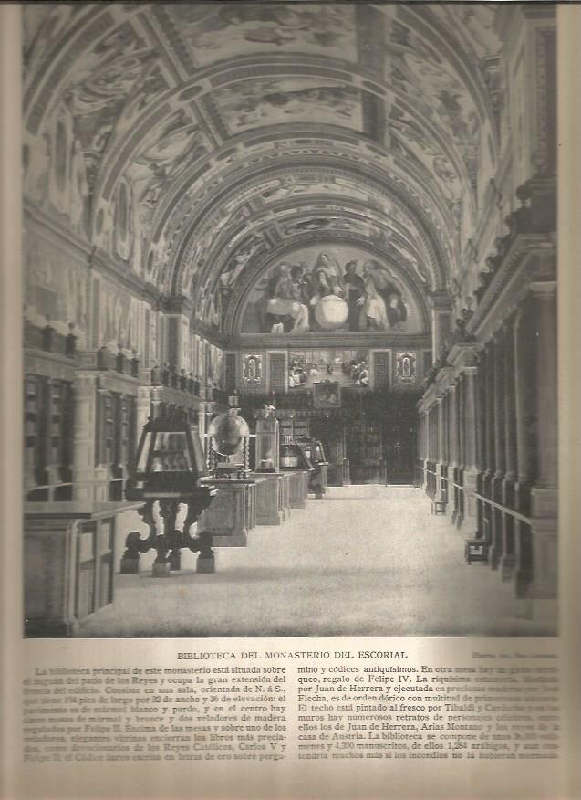 LAMINA V02851: Biblioteca Monasterio del Escorial