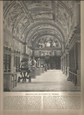 LAMINA V02851: Biblioteca Monasterio del Escorial