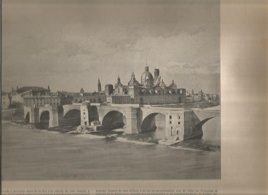 LAMINA V02865: Vista de Zaragoza