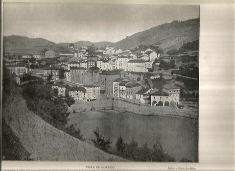 LAMINA V02706: Vista de Motrico, Vizcaya