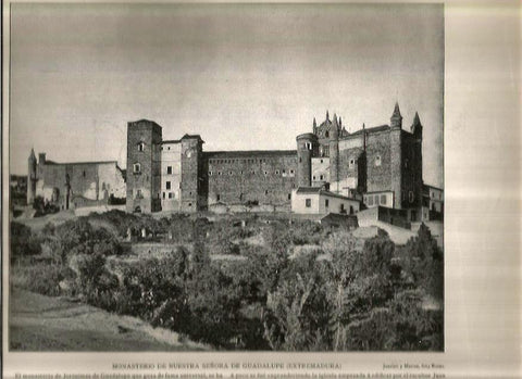 LAMINA V02709: Monasterio de Nuestra Señora de Guadalupe, Extremadura
