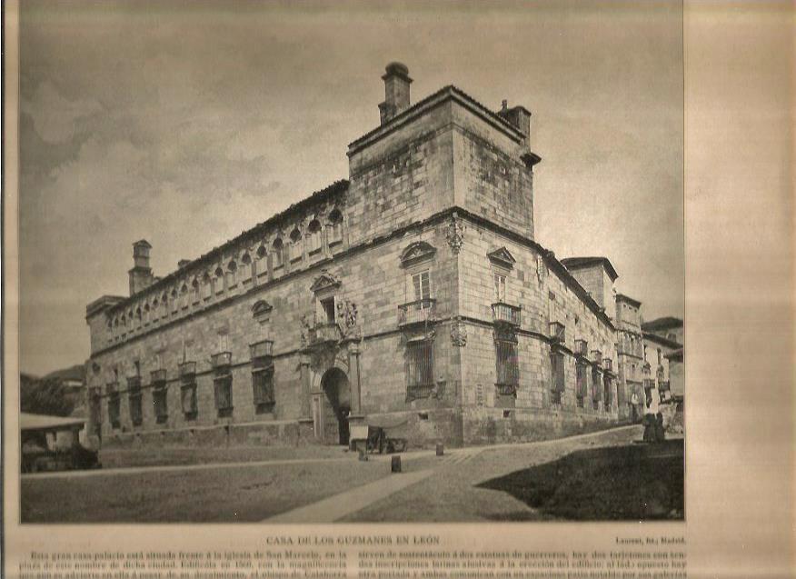 LAMINA V02721: Casa de los Guzmanes, Leon