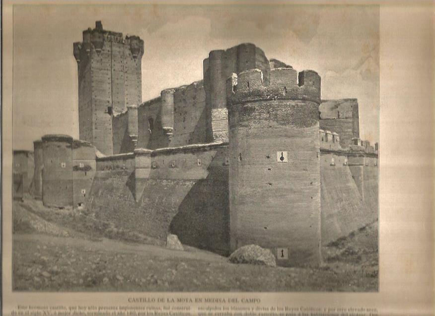 LAMINA V02722: Castillo de la Mota, Medina del Campo