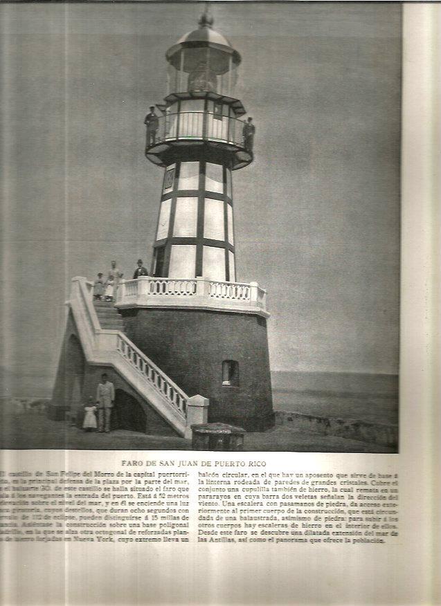 LAMINA V02676: Faro de San Juan de Puerto Rico