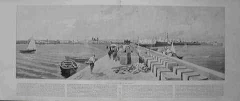 LAMINA V02678: Vista panoramica de Cadiz