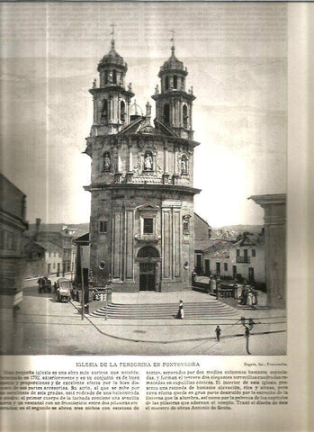 LAMINA V02684: Iglesia de la Peregrina en Pontevedra