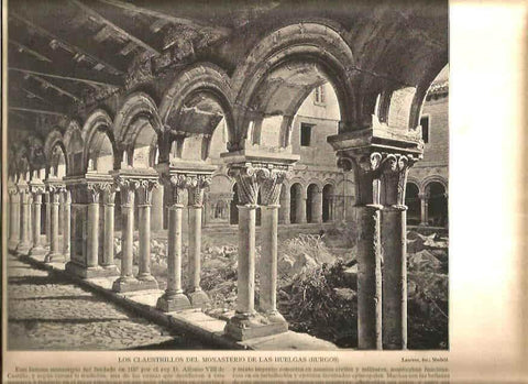 LAMINA V02728: Claustrillos del Monasterio de las Huelgas, Burgos