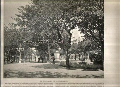 LAMINA V02688: El boulevard de San Sebastian 