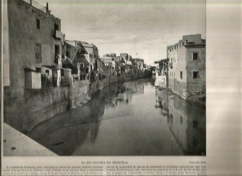 LAMINA V02690: El rio Segura en Orihuela, Alicante