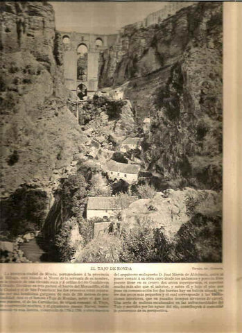 LAMINA V02766: El Tajo de Ronda 